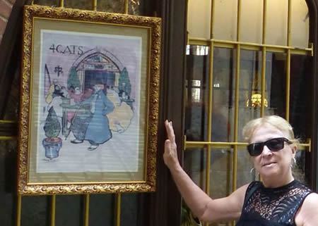 Cafe 4 cats en Barcelona